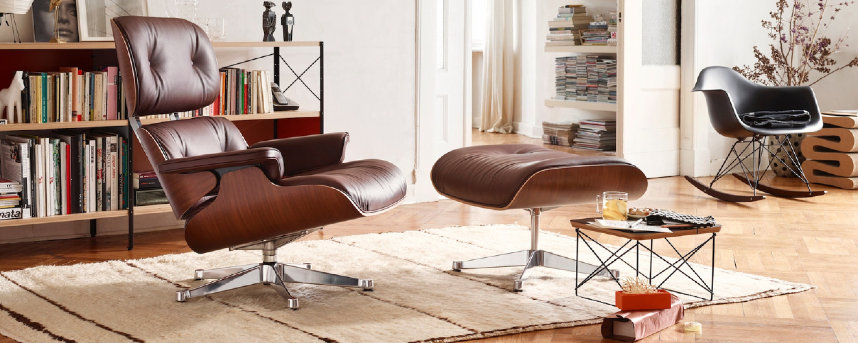 Lounge Chair & Ottoman de Charles & Ray Eames